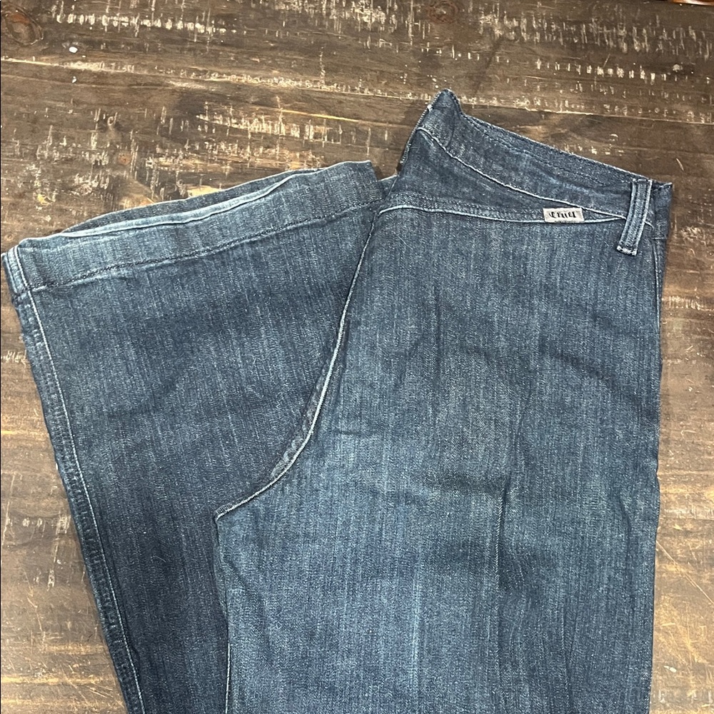 Women's Dark Blue Straight Jeans